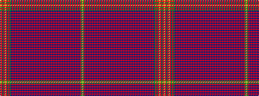 idealised woven sample of pattern YGRBRBRBRBRBRBRBRBRBRBRBRBRBRBRBRBRBRBRBRBRBRBRBRBRBRBRBRBRBGRGRYRGRY