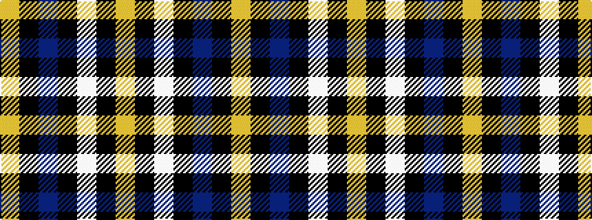 idealised woven sample of pattern YKBKWKY