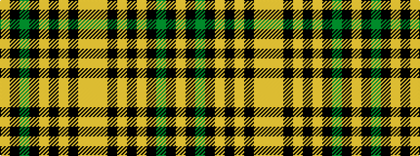 idealised woven sample of pattern YKGKYKYKYY