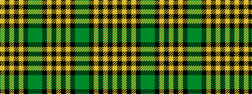 idealised woven sample of pattern YKYKGGGKYKYKY