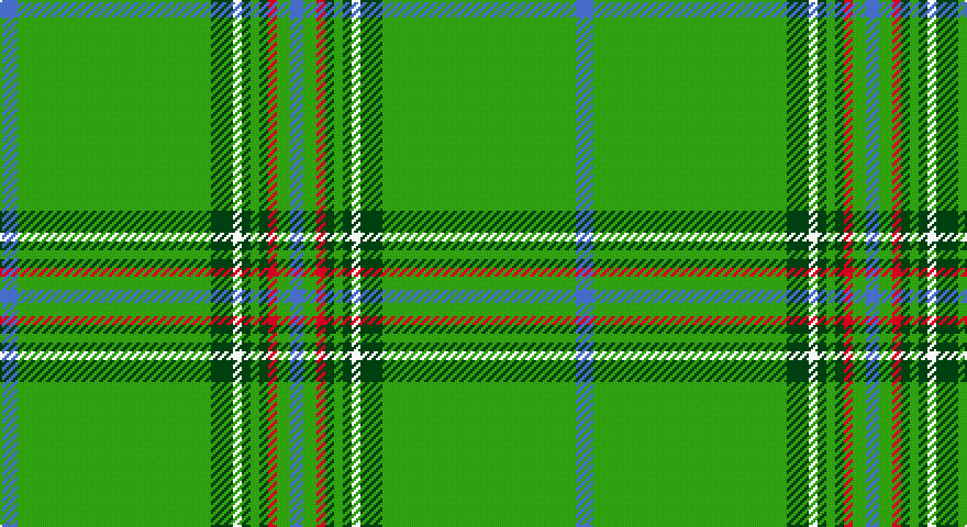 B/8 G88 DG10 W4 DG4 G4 DG4 R4 G6 B/6 tartan
