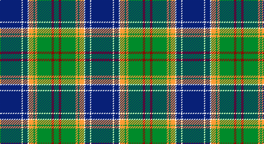 DB/36 W2 DB8 W2 LO8 G2 LO4 G24 R4 G/8 tartan