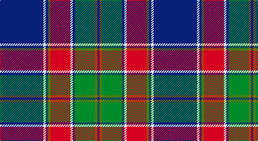 DB/74 W4 DB4 Y4 R34 W4 DB4 G34 Y4 DB/4 tartan
