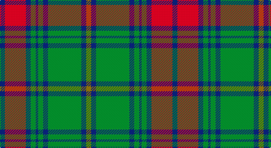 DB/8 R34 DB8 G8 DB4 G8 DB8 G54 DB8 Y/8 tartan