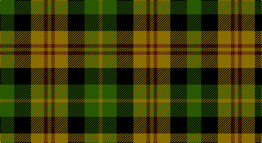 DG/24 K28 Y22 DR6 Y6 DR6 Y22 K28 DG24 Y/6 tartan