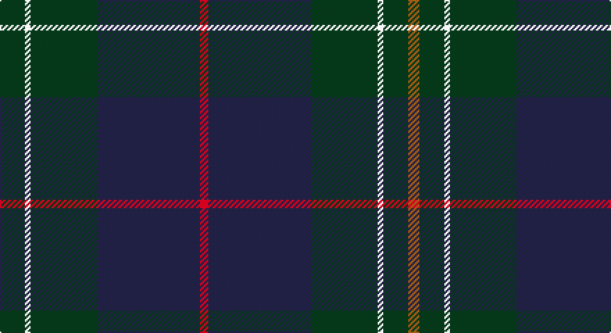 DG/18 W4 DG48 DB74 R6 DB74 DG48 W4 DG18 O/8 tartan