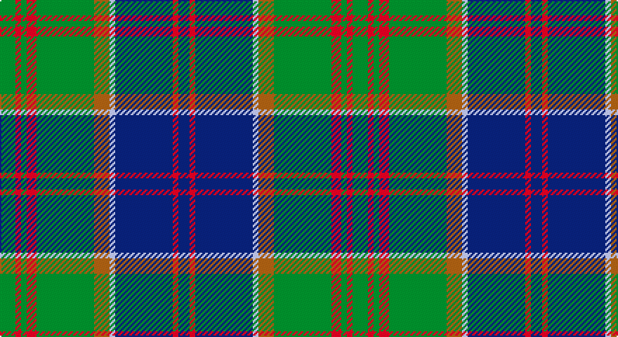 G/11 R4 G4 R7 G41 O11 LB4 DB41 R4 DB/8 tartan