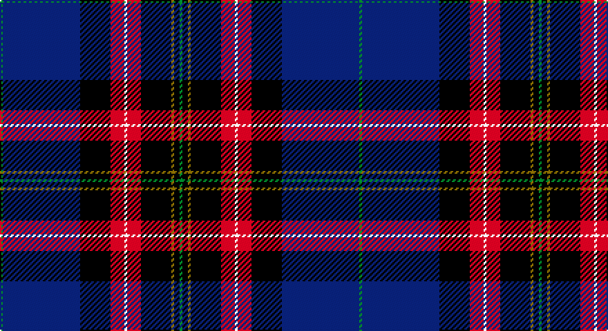G/2 DB56 K22 R10 W2 R10 K22 Y2 K4 G/2 tartan