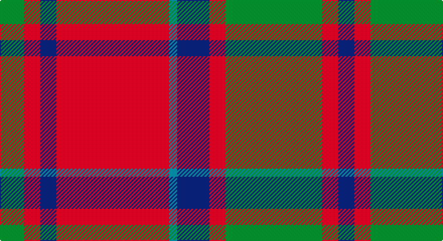 G/24 R16 DB16 R112 T8 DB32 R16 G96 R16 DB/16 tartan