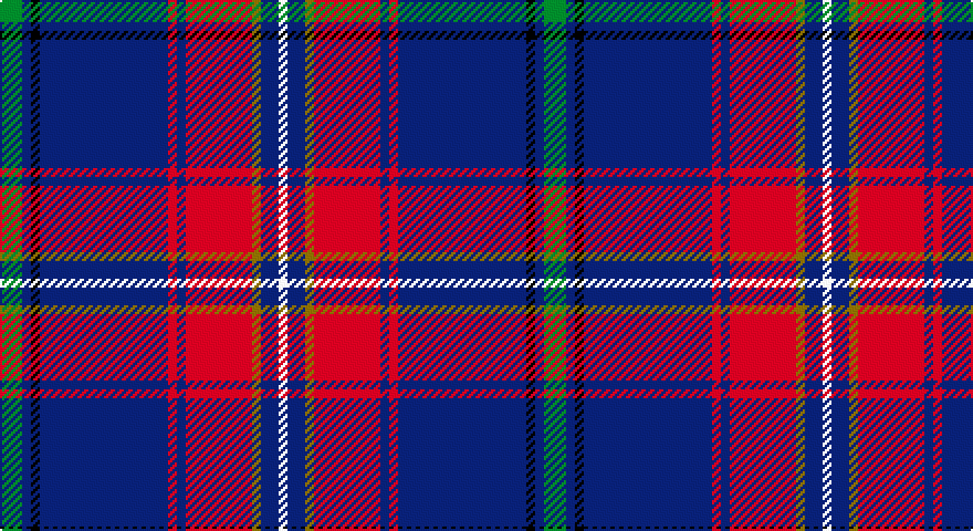 G/10 DB4 K4 DB58 R4 DB4 R30 Y4 DB8 W/4 tartan