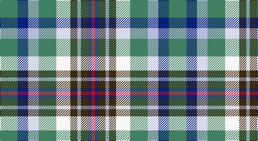 G/30 DB18 LB18 G30 W24 DY12 LB6 DY12 DB6 R/6 tartan