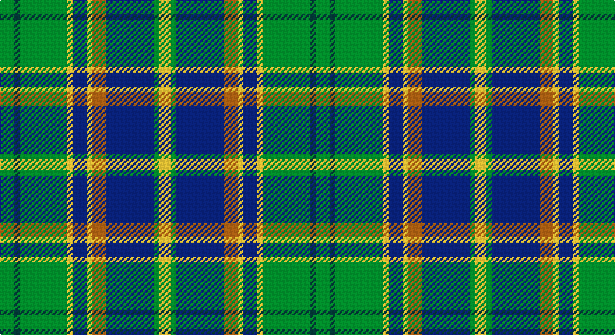 G/10 DT4 G34 LY4 DB10 LY4 O10 DB34 G4 LY/8 tartan