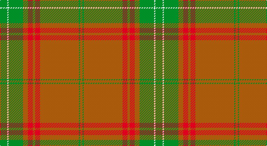 G/12 W2 G24 O8 R8 O4 R8 O64 G2 O/4 tartan