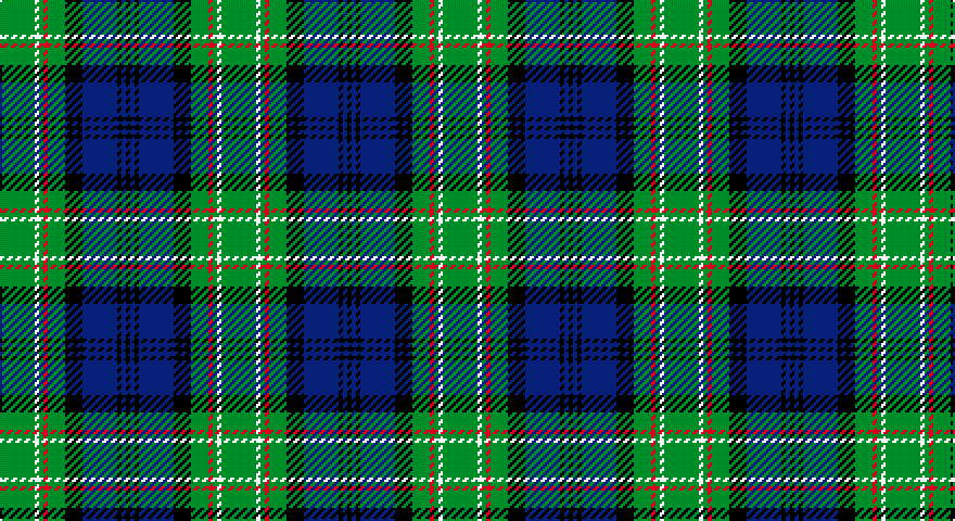 G/16 W2 G2 R2 G8 K8 DB16 K2 DB2 K/2 tartan