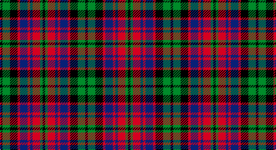 K/4 G12 K12 R4 DB12 R4 DB4 R12 G4 K/4 tartan
