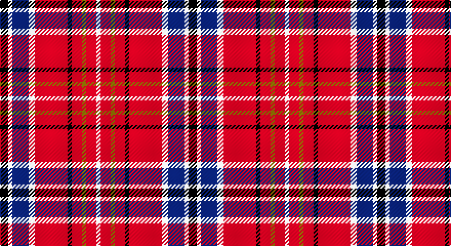 K/8 W4 DB16 W6 R32 K4 R10 Y4 R10 W/4 tartan