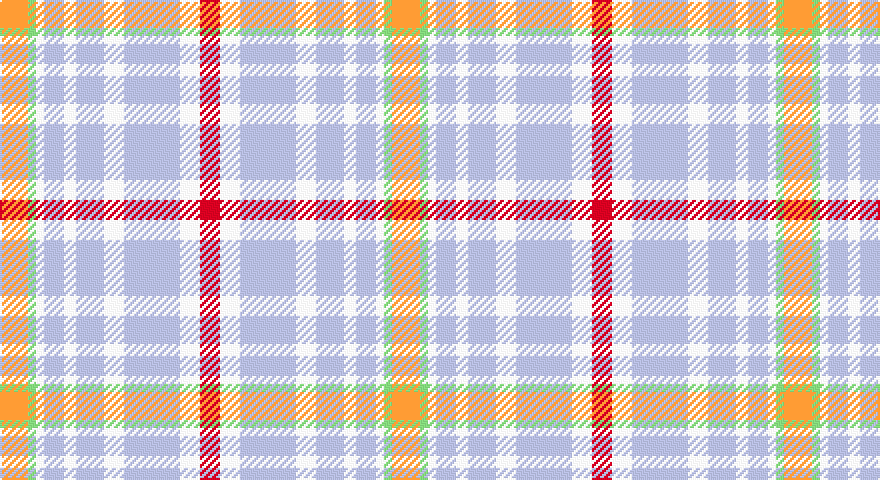 LO/14 LG4 W4 LB10 W6 LB14 W10 LB28 W10 R/10 tartan