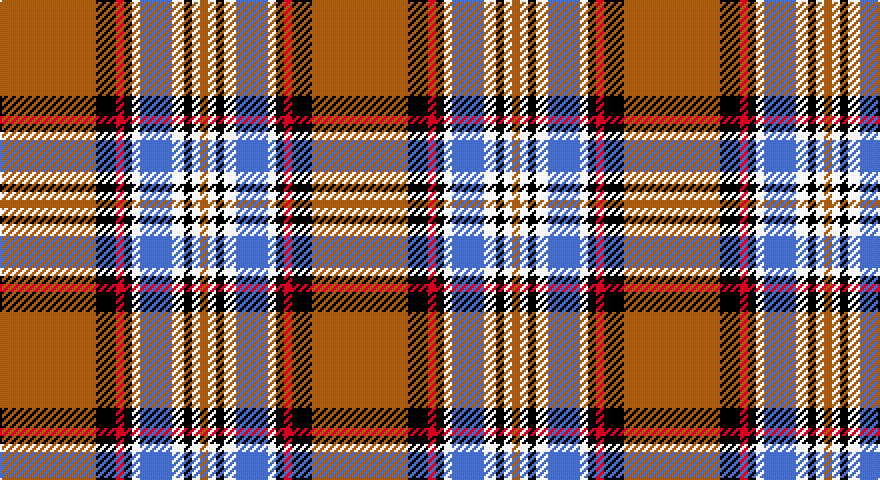 O/48 K10 R4 K4 W4 B16 W6 K4 W4 O/4 tartan