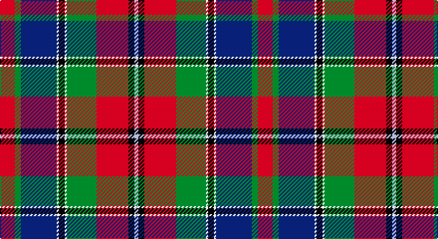 R/15 G6 DB36 W2 K6 W2 G30 R32 K6 LB/4 tartan