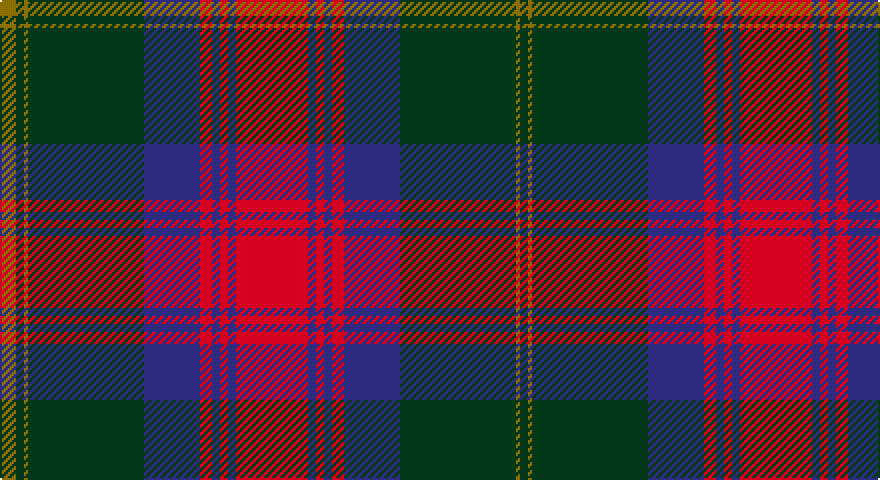 R/36 DB4 R4 DB4 R6 DB28 DG58 Y2 DG4 Y/8 tartan