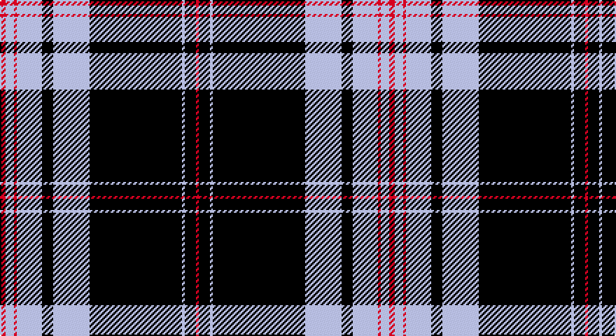 R/4 LB6 R2 LB18 K8 LB26 K66 LB2 K8 R/2 tartan