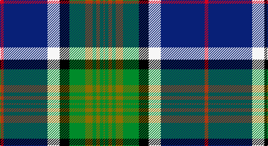 R/6 DB72 W20 K16 G26 Y12 G6 Y6 G6 Y/2 tartan