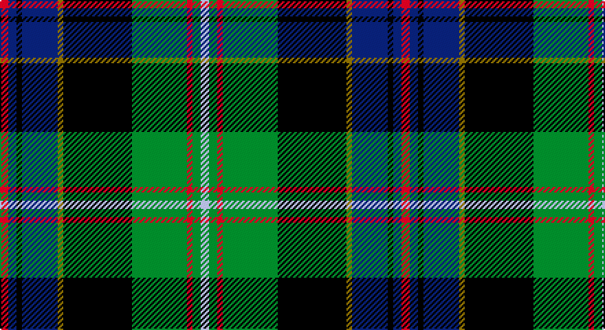 R/6 DB6 K4 DB26 Y4 K50 G40 R4 G6 LB/6 tartan