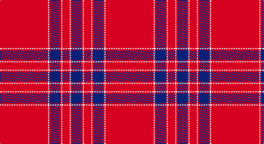 R/80 W2 R2 DB16 R2 W2 R12 W2 R2 DB/16 tartan