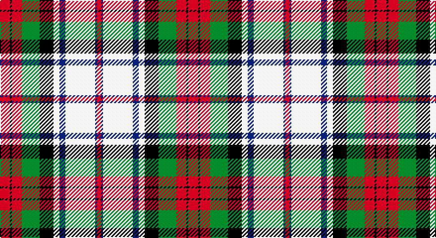 R/10 K2 R10 G18 K14 W6 DB6 W30 DB2 R/4 tartan