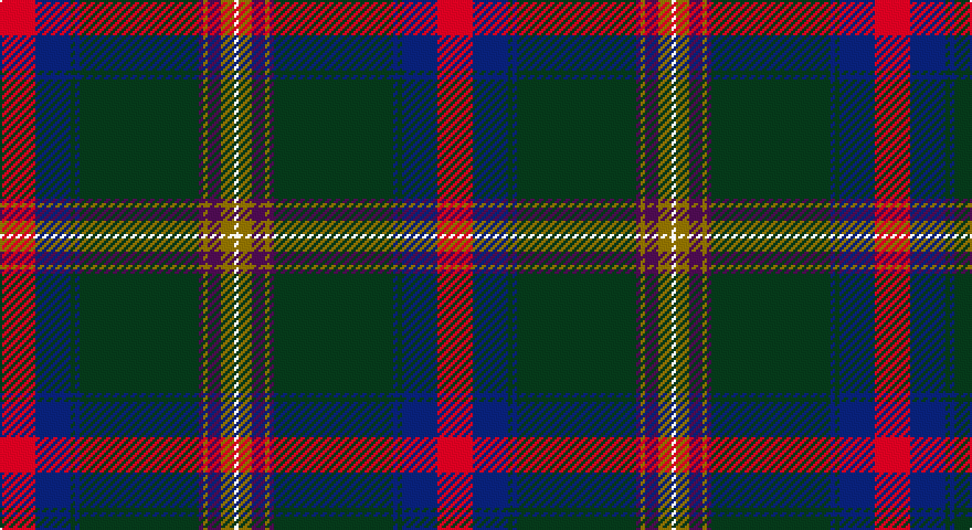 R/16 DB16 DG2 DB2 DG54 DP2 Y2 DP6 Y6 W/2 tartan