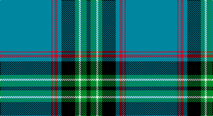T/106 R3 T4 R6 T8 K28 G8 W4 G12 K/8 tartan