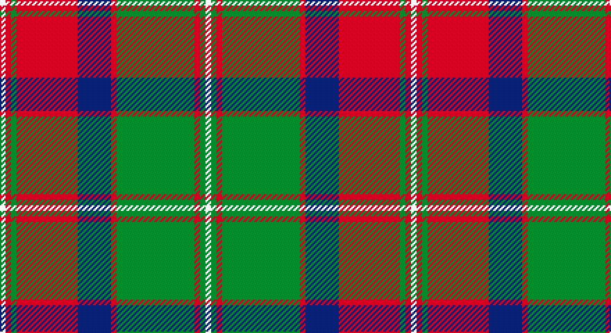 W/4 R4 G4 R44 DB24 R4 G56 R4 G4 W/4 tartan