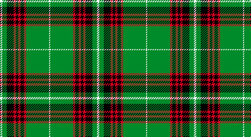 W/4 G8 K12 R4 K4 R4 K6 R4 G40 W/2 tartan