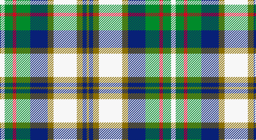 W/8 G14 R6 G24 DB30 Y10 W40 Y10 DB7 Y/4 tartan