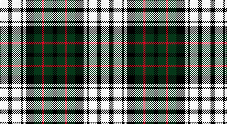W/16 K8 W16 K4 W6 K16 DG16 R4 DG16 K/8 tartan