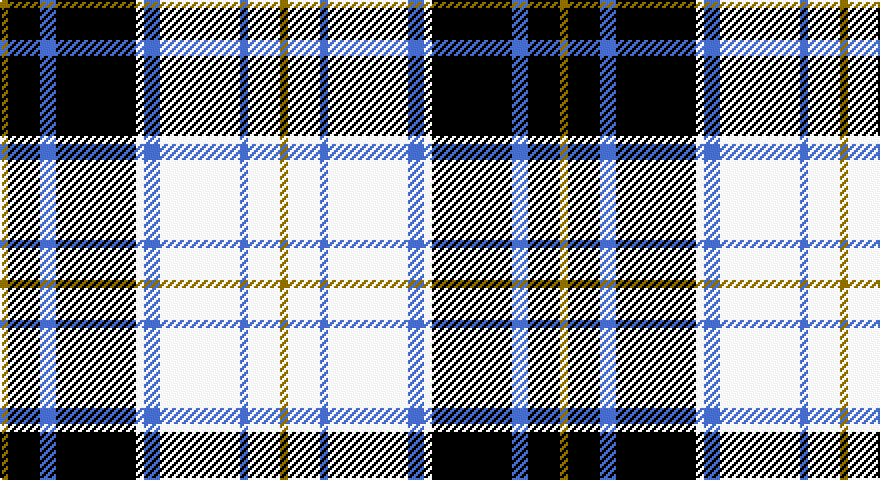 Y/4 K16 B8 K40 W4 B8 W40 B4 W16 Y/4 tartan