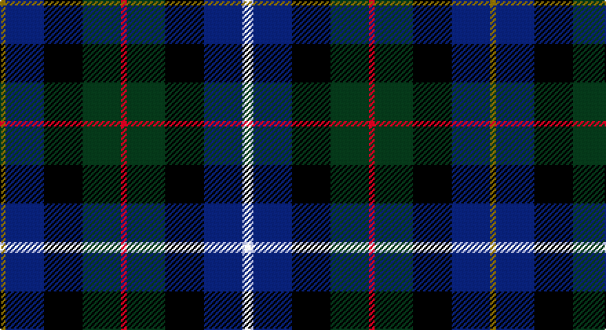 Y/4 DB28 K28 DG28 R4 DG28 K28 DB28 LB2 W/4 tartan