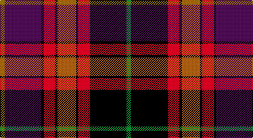 Y/8 DP64 K4 R20 K4 O32 K4 R20 K64 G/8 tartan