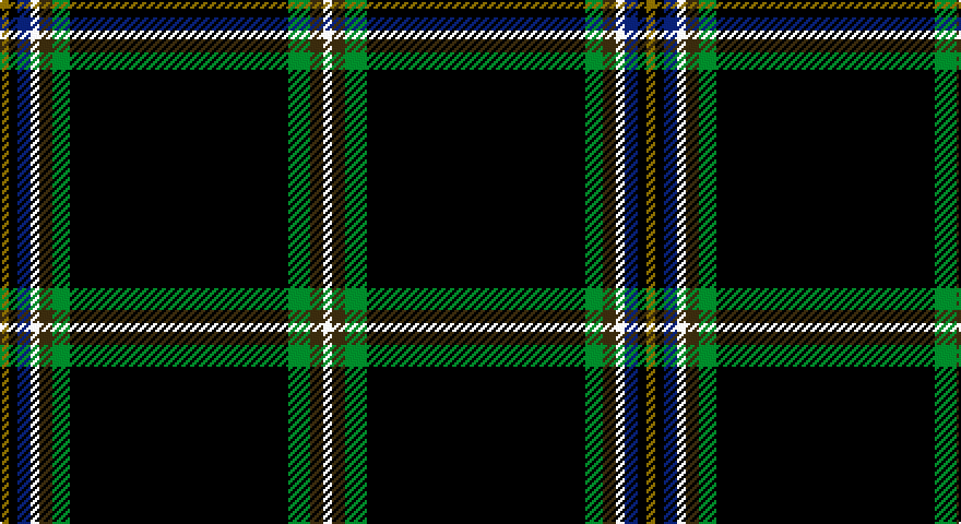 Y/4 K4 DB6 W4 DY6 G8 K100 G10 DY6 W/4 tartan