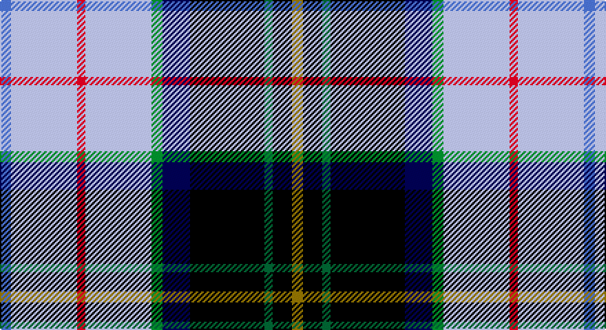 B/8 LB48 R6 LB48 G8 DB20 K54 DG6 K14 Y/8 tartan