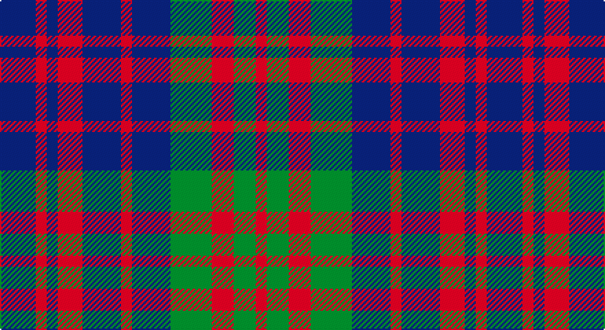 DB/26 R8 DB8 R18 DB28 R8 DB28 G30 R16 G16 R/8 tartan