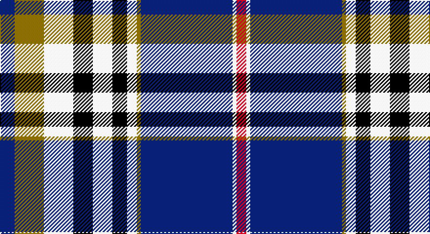 DB/15 Y30 W30 K20 W20 K15 W10 Y4 DB94 W4 R/10 tartan