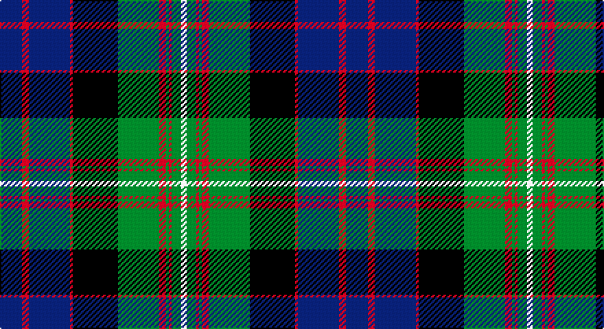 DB/16 R5 DB30 R2 K33 G30 R5 G2 R2 G7 W/4 tartan