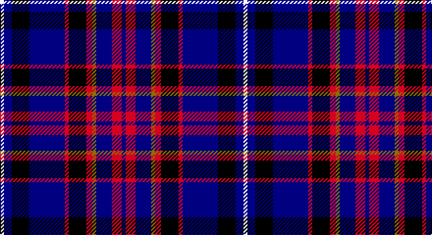 W/4 DBi8 K18 DB36 R4 K18 R6 Y4 DB16 R10 DB/4 tartan
