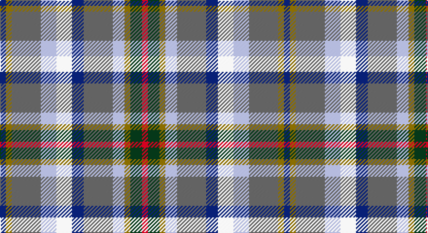DB/6 Y6 N30 LB16 W16 DB12 N30 LB12 Y6 DG12 R/6 tartan