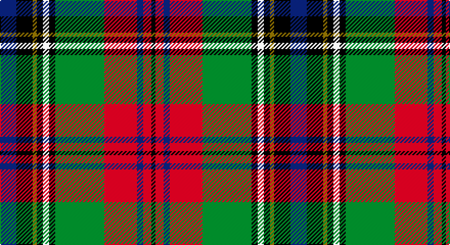 DB/16 K16 Y4 K6 W6 K6 G48 R32 DB6 R8 K/4 tartan