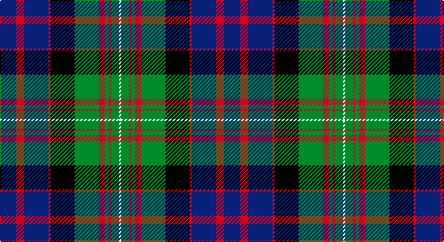 DB/16 R8 DB24 R2 K24 G24 R6 G4 R2 G8 W/2 tartan