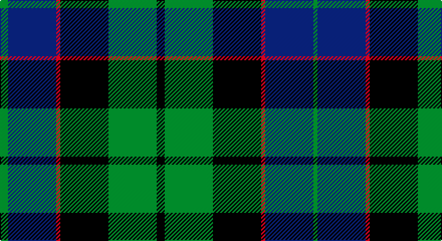 G/8 DB48 R4 K48 G48 K8 G48 K48 R4 DB48 G/4 tartan