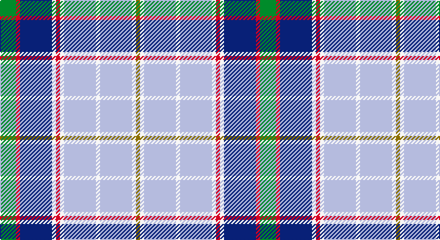 G/16 R4 DB32 W4 R4 W4 LB32 W4 LB32 W4 Y/4 tartan