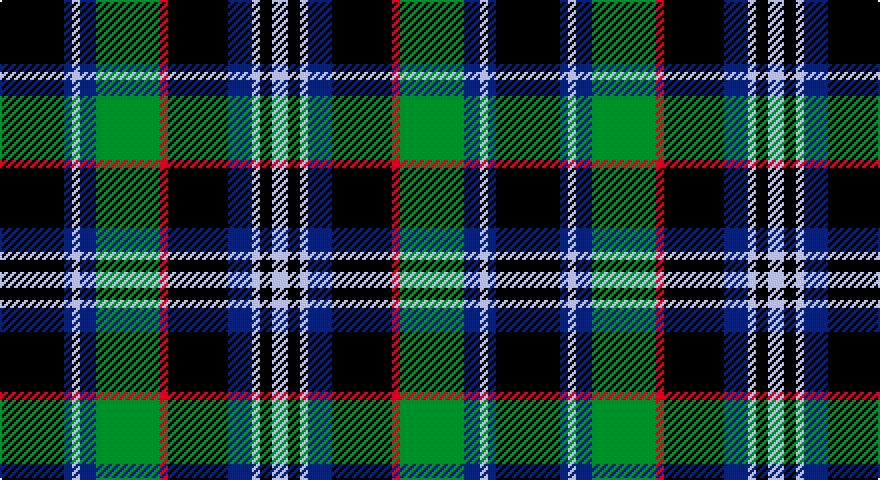 K/32 DB4 LB4 DB8 G32 R4 K30 DB12 LB4 K6 LB/8 tartan